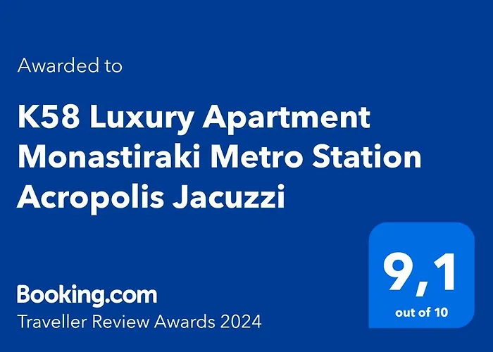 K58 Luxury Apartment Monastiraki Metro Station Acropolis Jacuzzi
